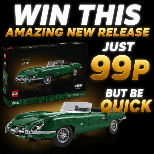 WIN A LEGO JAGUAR E-TYPE SPORTS CAR (11381)