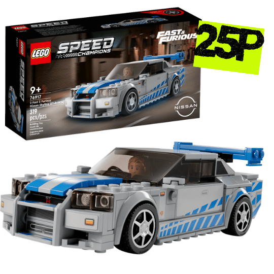 2 Fast 2 Furious Nissan Skyline GT-R (R34)set-76917 (retired)